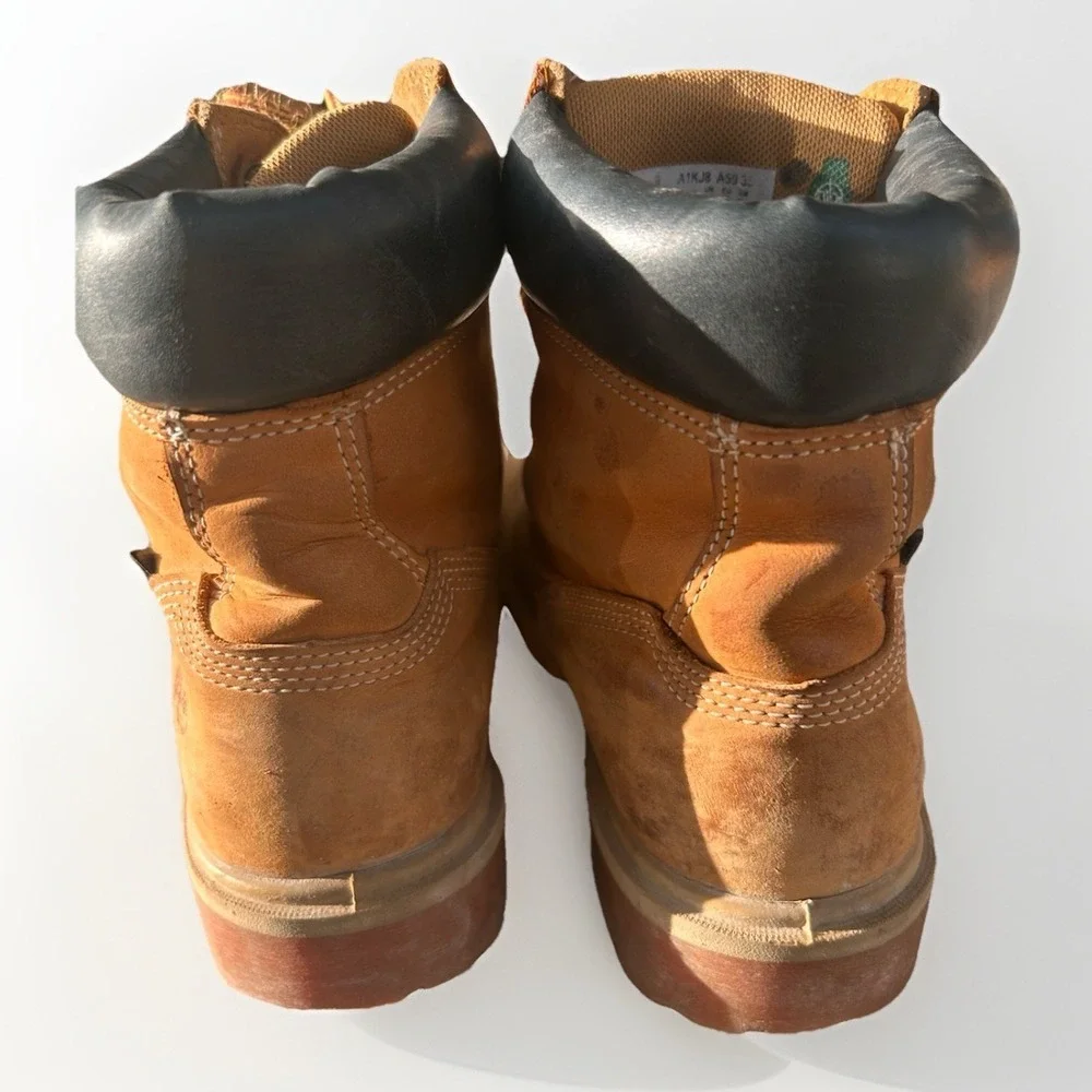 TIMBERLAND Pro 24/7 Direct Attach Steel Toe Boots Wmns 9‎ Wheat A1KJ8 Waterproof